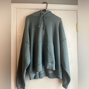 Abercrombie Boxy Cropped Popover Hoodie